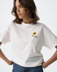 T-shirt com Estampado Traseiro - Branco