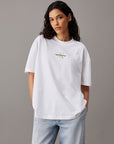 T-shirt Bordada - Branco