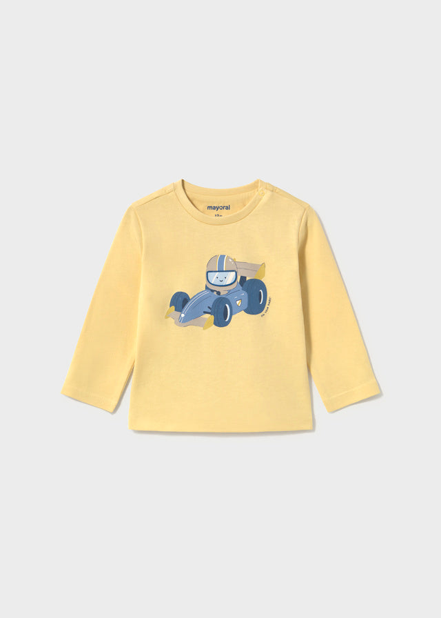Camisola de Manga Comprida - Amarelo