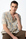 Camisa Estampada - Bege