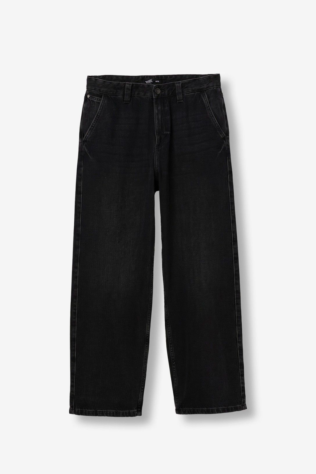Calças de Ganga Super Baggy - Preto