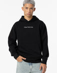 Hoodie com Estampado Traseiro - Preto