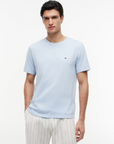 T-shirt Bordada - Azul Claro