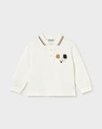 Polo de Manga Comprida - Branco