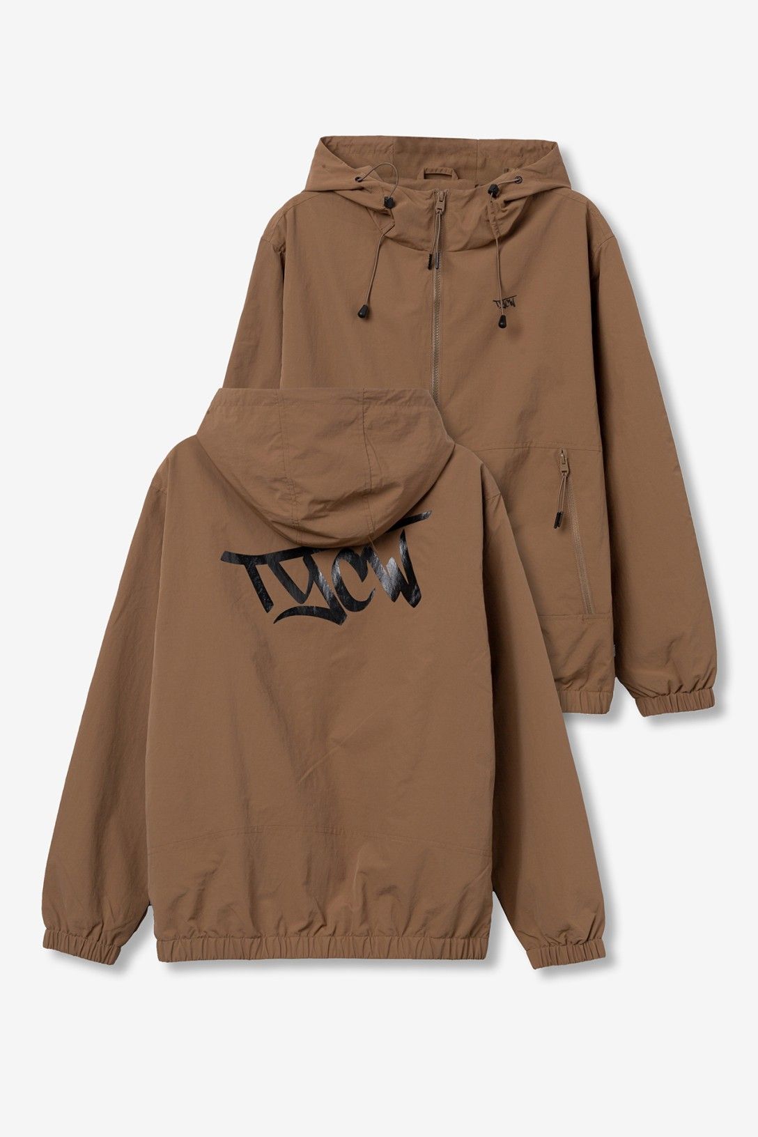 Parka com Capuz - Camel