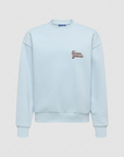 Sweat com Estampado Traseiro - Azul Claro