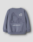 Sweat com Relevo Traseiro - Azul Claro