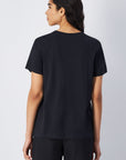 T-shirt Bordada - Preto