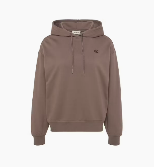 Hoodie com Logo - Bege