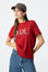 T-shirt Estampada - Vermelho