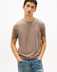 T-shirt com Logo - Bege