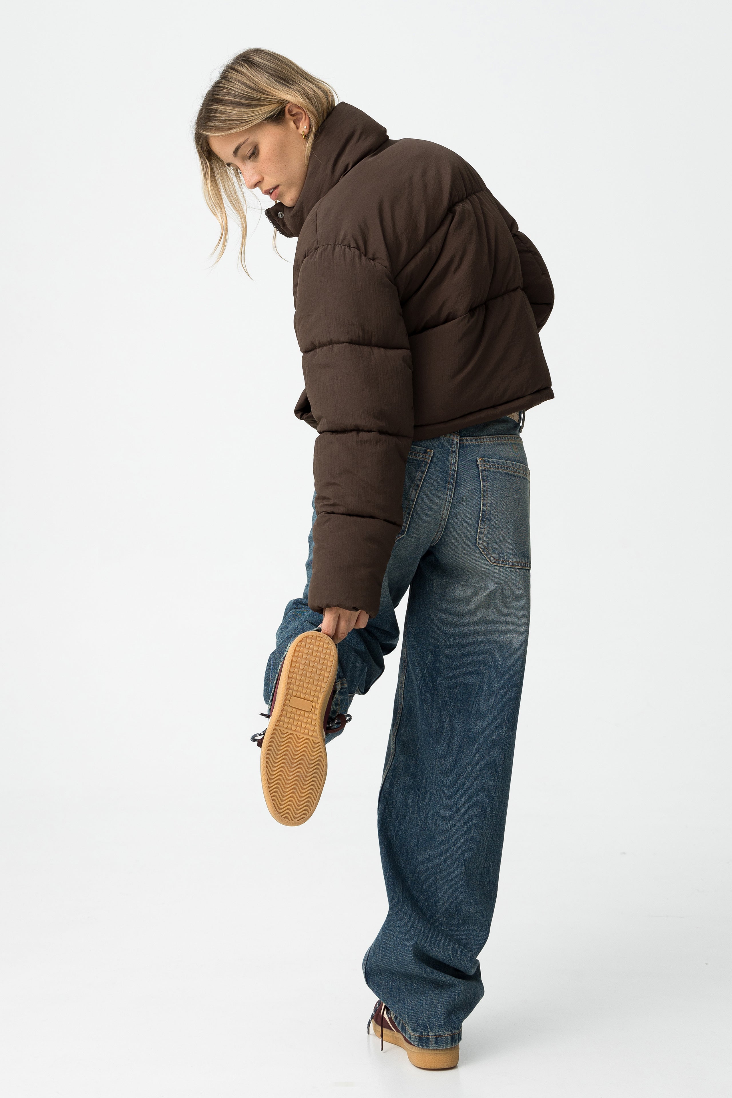 Casaco Acolchoado - Castanho