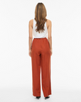 Calças Wide Leg - Telha