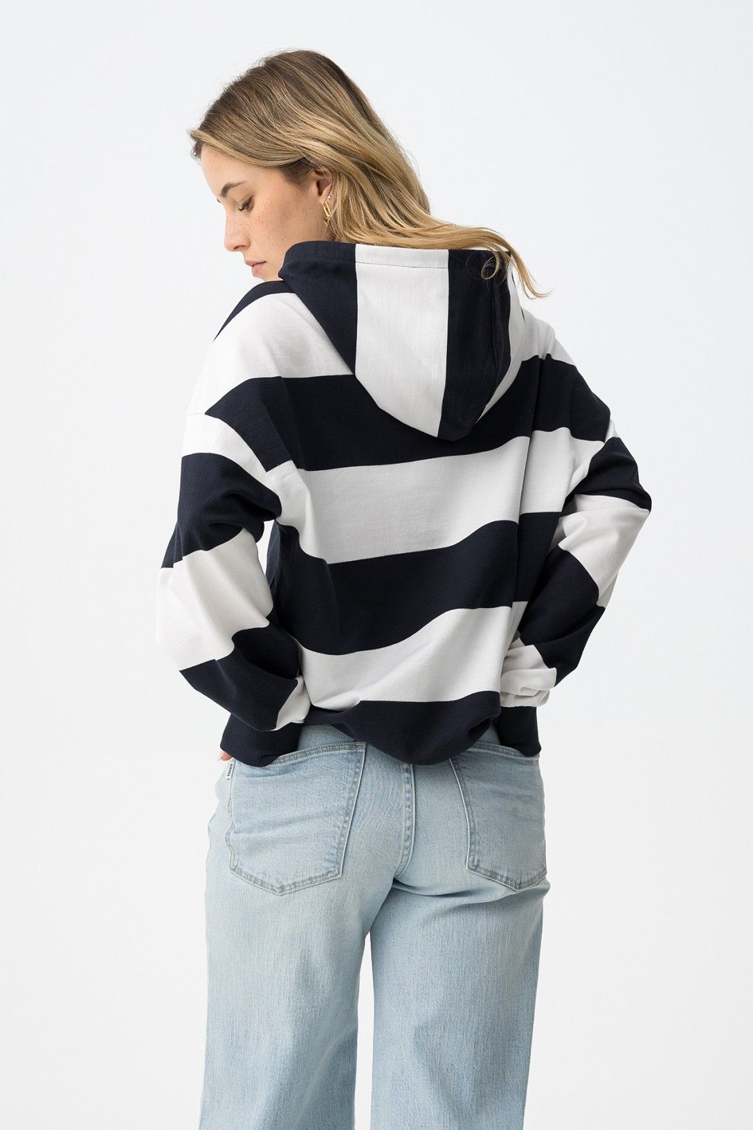 Hoodie Estampada - Marinho