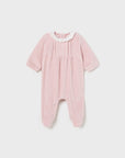 Babygrow de Veludo - Rosa