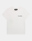 T-shirt com Estampado Traseiro - Branco