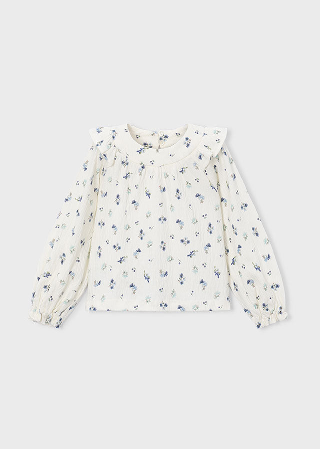 Blusa com Padrão - Crú