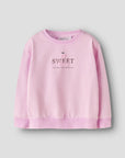 Sweat com Estampado Traseiro - Rosa