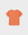 T-shirt com Estampado Interativo - Laranja