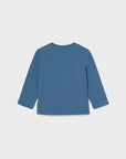 Camisola de Manga Comprida - Azul Médio