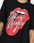 T-shirt The Rolling Stones - Preto