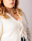 Blusa con Lazos - Blanca