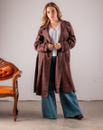 Casaco Longo - Castanho