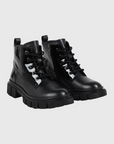 Botas com Atacadores - Preto