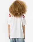 T-shirt Oversize com Estampado - Branco