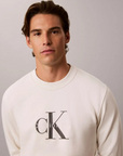 Sweat com Logo - Bege