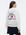 Hoodie com Estampado Traseiro - Branco