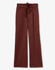 Calças Wide Leg - Bordo