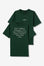 T-shirt com Estampado Traseiro - Verde