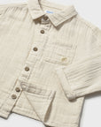 Camisa de manga larga - Beige