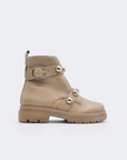 Botas com Aplicações - Bege