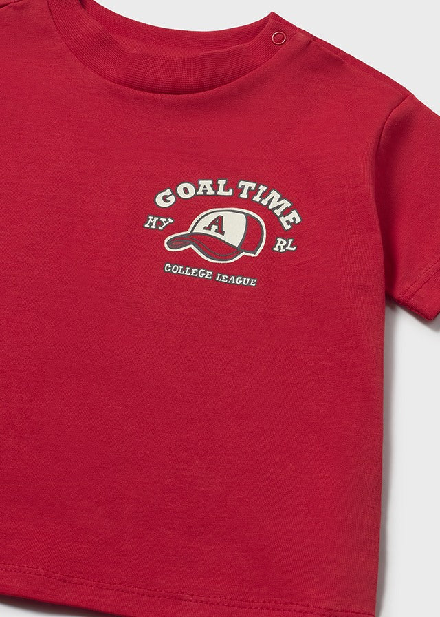 T-shirt Estampada - Vermelho