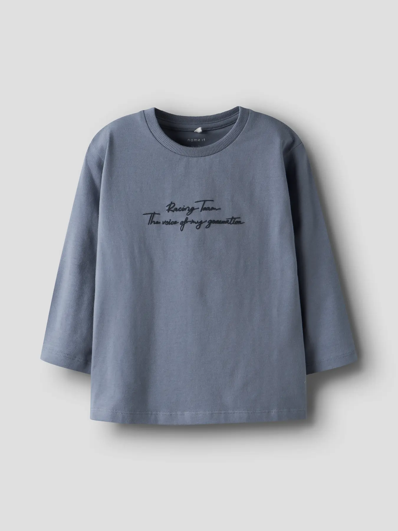 Camisola de Manga Comprida - Azul Médio