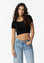 T-shirt Crop Top - Preto