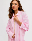 Camisa de Linho - Rosa
