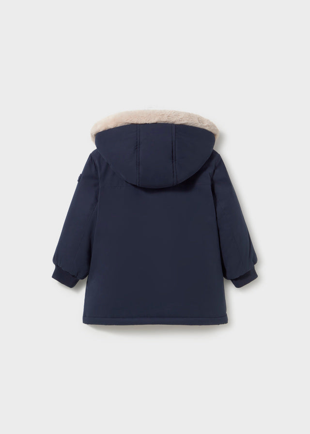 Parka com Capuz - Marinho