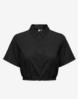 Camisa Cropped - Preto