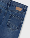 Calças de Ganga Skinny Fit - Azul Médio