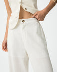 Calças de Linho - Crú