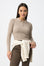 Top Canelado - Bege