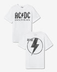 T-shirt Oversize AC/DC® - Branco