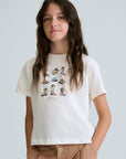 T-shirt Estampada - Crú