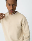 Sweat Bordada - Bege