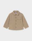 Sobrecamisa com Bolso - Bege