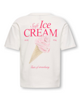 T-shirt com Estampado Traseiro - Rosa