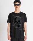 T-shirt com Caveira - Preto